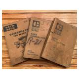 (3) Caterpillar Truck + Compactor Manuals