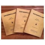 (3) Caterpillar Parts Price Lists