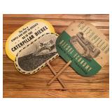 (2) Caterpillar Fans