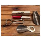 (4) Shoehorns, Bottle Opener, Screwdriver Set