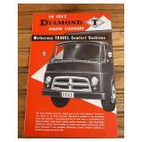 1953 Diamond T McInerney Cushions Sales Literature