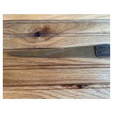 Russell Road Equipment Brass Letter Opener
