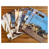 (10) Caterpillar Backhoe Sales Literature