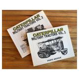 (2) Caterpillar Military Tractors Photo Archive Books