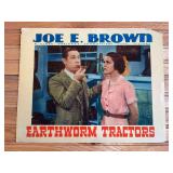 Earthworm Tractors Movie Lobby Card