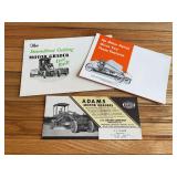 (3) J.D. Adams Grader Sales Literature