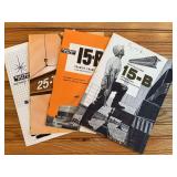 (4) Bucyrus-Erie 15-B Sales Literature