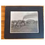 Steam Engine + Thresher Photo