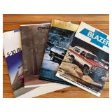 (4) Chevy Blazer Sales Literature