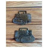(2) Cletrac Crawler Watch Fob