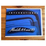 International K-4 + K-5 Truck Sales Literature