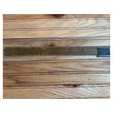 Russell Road Equipment Brass Ruler
