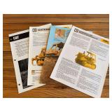 (4) Caterpillar D8 Crawler Sales Literature