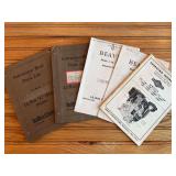 (5) LeRoi, Beaver, Briggs Engine Manuals