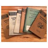 (6) Caterpillar Tractor Manuals