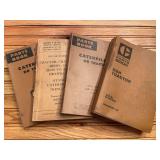 (4) Caterpillar D8 Crawler Manuals