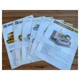 (6) Caterpillar Crawler Spec Sheets