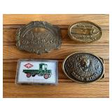 (4) Belt Buckles