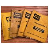 (4) Caterpillar Manuals + Binder