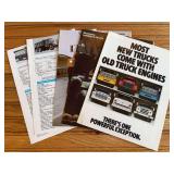 (5) International Truck Sales Literature