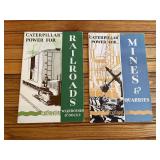 (2) Caterpillaar Railroads + Mines Sales Literature