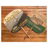 (2) Caterpillar Fans