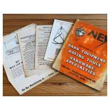 (5) Ney Mfg. Co. Catalog + Sales Litertature