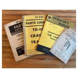 (4) IHC Crawler, Cub Cadet, Corn Picker, Corn Sheller Manuals