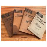 (4) Caterpillar Traxcavator Manuals