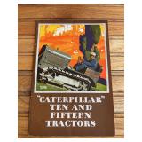 1929 Caterpillar Ten + Fifteen Crawler Sales Literature