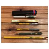 (5) Caterpillar + John Deere Pens + Pencils