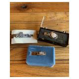 (3) Caterpillar Tie Clips