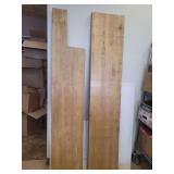 81" T x 16" W... Wood Butcher Block Table Tops