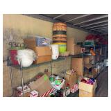 Super Large Lot of Holiday Decor - Shelving Included