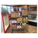 Uline Heavy Duty Rolling Rack - 69" x 48"
