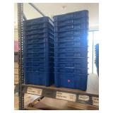 Plastic Storage Bins x24