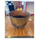 Large Copper Kettle Deep - 20” W x 16” D