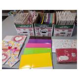 (3) Boxes of Box Co. Industries and Box and Go - Assorted Patterns - Valentines/Colors/Easter