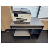 HP Printer Office Jet Pro 9025e and Table & Paper Shredder