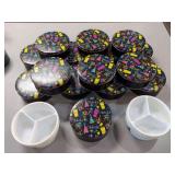 (15) "Celebrate" Tins with 3 Way Dividers - 8" x 3"
