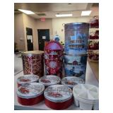 (11) NEW "Holiday" Tins Assorted Sizes