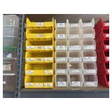 Stackable Storage Bins, Yellow & Clear