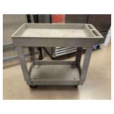 Rubbermaid Rolling Cart - 33" T x 34" W x 17" D