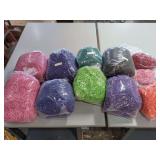 (10) Bags of Spring Fill Crinkle Cut - Multiple Colors