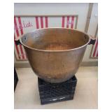 Large Copper Kettle Deep - 20” W x 16” D