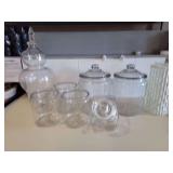 ASSORTED Glass Jars Lot