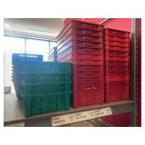 Plastic Storage Bins x28