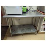 Stainless Steel Prep Table - 34" T x 48" W x 30"