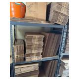 ULINE Large Lot of 16” x 10” x 5” Boxes and misc No Rack