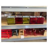 Mirrored Glass Vases/Containers